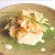 たけのこのかき揚げ豆乳ソース